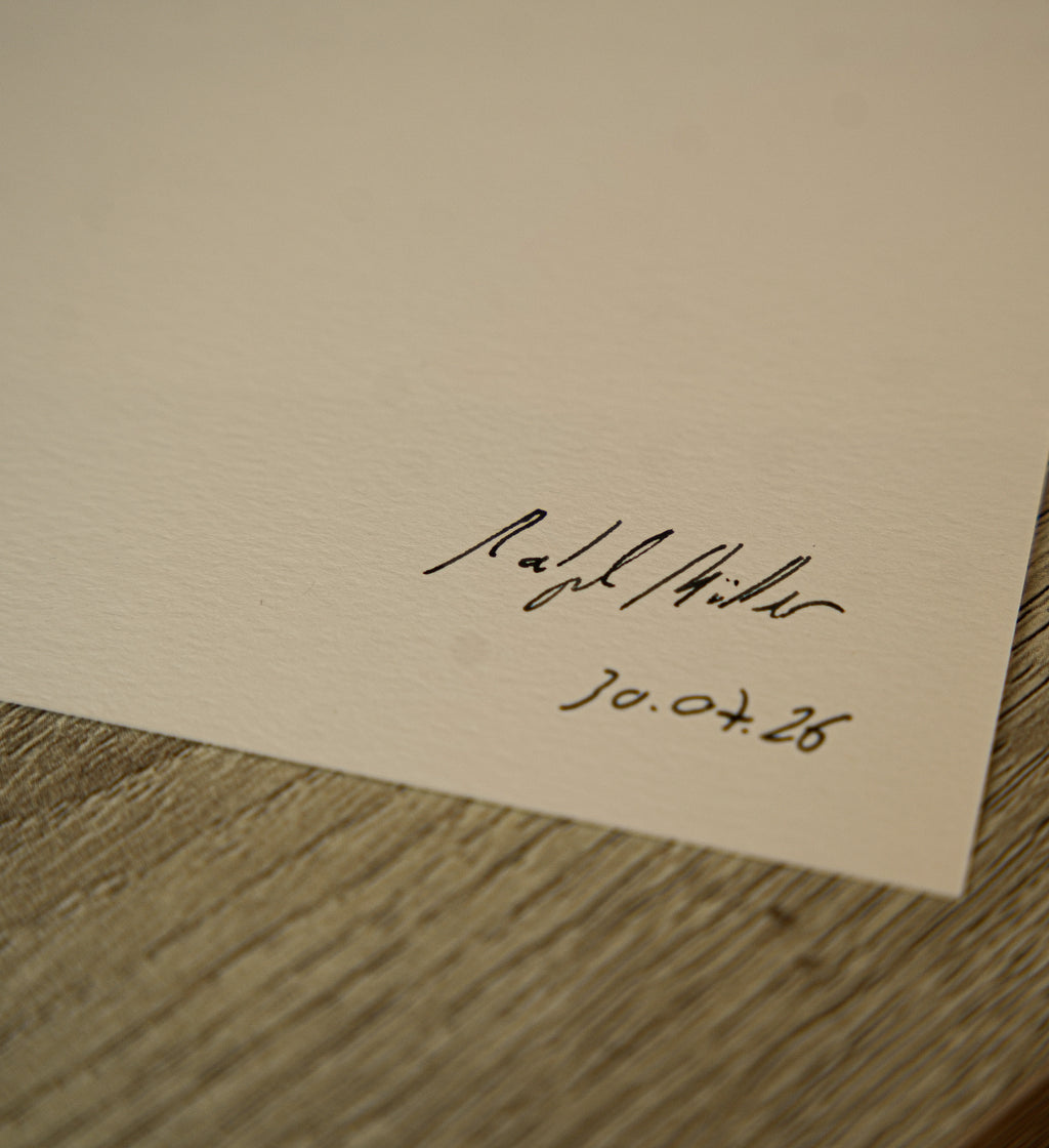 La lumière est un choix — Lettre manuscrite I