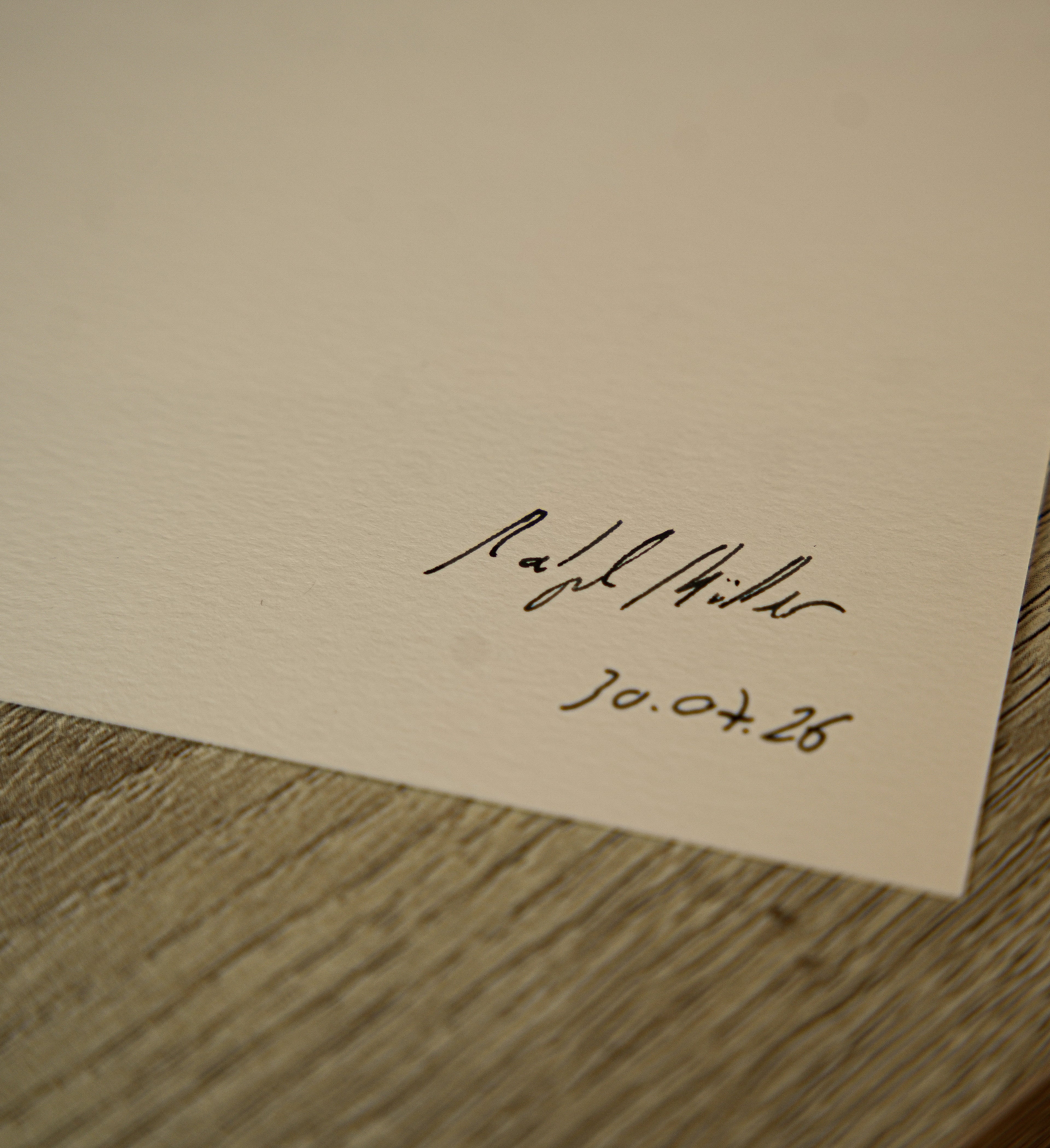 Digne de soi — Lettre manuscrite II